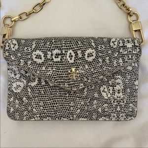 Tory Burch snakeskin crossbody purse